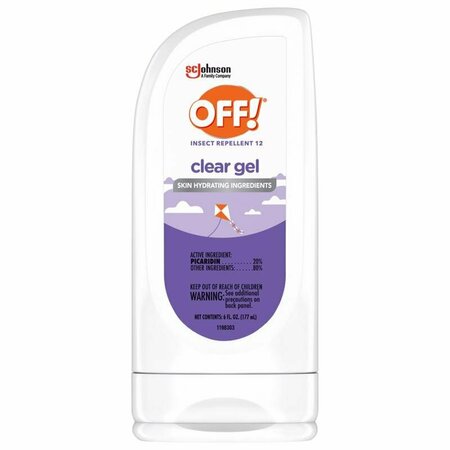 OFF Clean Feel Insect Repellent Gel For Mosquitoes/Ticks 6 oz 04720